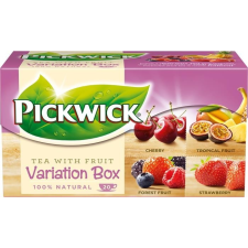 Pickwick Fekete tea, 20x1,5 g, PICKWICK &quot;Variációk I&quot;, eper, erdei gyümölcs,meggy, trópusi gyümölcs tea