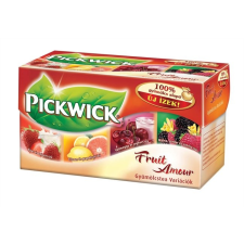 Pickwick Gyümölcstea, 20x2 g, PICKWICK, eper-tejszín, citrom-grapefruit, vaddmeggy-joghurt, málna-szeder KHK289 tea