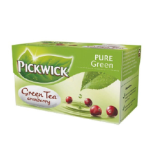 Pickwick vörösáfonyás 2g/filter 20db/doboz zöld tea üdítő, ásványviz, gyümölcslé