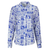 Pieces Ingek / Blúzok PCSAYLOR LS SHIRT WVN Kék EU XS