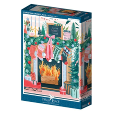 Pieces & Peace 500 db-os puzzle - Christmas Fireplace (0118) puzzle, kirakós