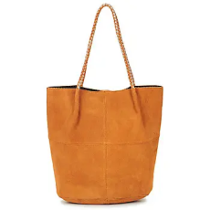Pieces Válltáskák PCBRIANNA SUEDE SHOPPER Barna Egy méret