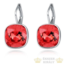  Piercing fülbevaló, Padparadscha , Swarovski köves testékszer