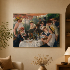  Pierre-Auguste Renoir - Az evezősök reggelije vászonkép dekoráció