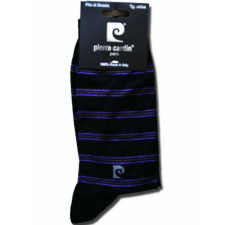 Pierre Cardin Férfi mercerizált öltönyzokni - pamut bokazokni - 41-45 - csíkos - Pierre Cardin férfi zokni