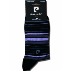 Pierre Cardin Férfi mercerizált öltönyzokni - pamut bokazokni - 41-45 - csíkos - Pierre Cardin