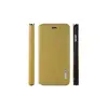 Pierre Cardin telefontok Kihajtható Valódi Bőr Tok IPhone 6 Plus / 6S Plus - Sárga (8719273215661)