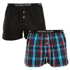 Pietro Filipi 2PACK férfi bő szárú boxeralsók Pietro Filipi többszínű (2TC002) L