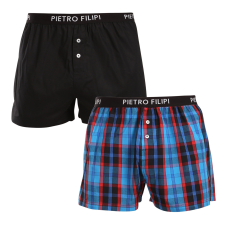 Pietro Filipi 2PACK férfi bő szárú boxeralsók Pietro Filipi többszínű (2TC003) XXL férfi alsó