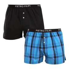 Pietro Filipi 2PACK férfi bő szárú boxeralsók Pietro Filipi többszínű (2TC004) XXL férfi alsó