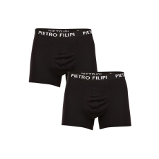 Pietro Filipi 2PACK férfi boxeralsó Pietro Filipi golyó tartó fekete (2BCL002) M