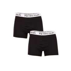 Pietro Filipi 2PACK férfi boxeralsó Pietro Filipi golyó tartó fekete (2BCL003) M