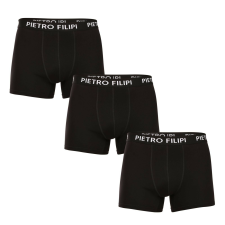 Pietro Filipi 3PACK Férfi boxeralsó Pietro Filipi fekete (3BCL002) M férfi alsó