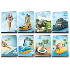 PIGNA Eco Fancy A4 tűzött 42lapos kockás füzet füzet