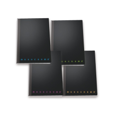 PIGNA Füzet Pigna Monocromo varrott PPL A/5 80 lapos vonalas füzet