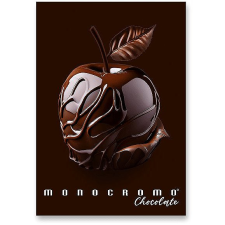 PIGNA Monocromo Chocolate A4 varrott, vonalas, véletlenszerű motívumokkal füzet