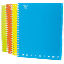 PIGNA monocromo ppl fluo a4 100lapos kockás spirálfüzet füzet