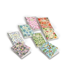 PIGNA Nature Flowers A4 60lapos mikroperforált kockás spirálfüzet füzet