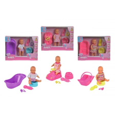 Pije és pisil baba 12cm kiegészítőkkel baba