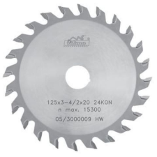  PILANA Körfűrészlap 125x3,0-4,0x2x20 mm Z=24 fűrészlap