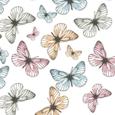 Pillangó Light szalvéta 20 db-os 33x33 cm party kellék