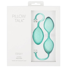 Pillow Talk Pillow Talk Frisky - 2 részes gésagolyó szett (türkiz) szexjáték