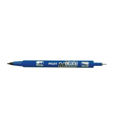 Pilot Alkoholos marker, 0,8/2 mm, kétvégű, PILOT "Twin", kék filctoll, marker