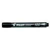  PILOT Alkoholos marker, 1-4,5 mm, kúpos, PILOT "Permanent Marker 100", fekete