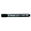 Pilot Alkoholos marker, 1 mm, kúpos, PILOT Permanent Marker 100, fekete (PPM100FK)