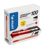 Pilot BT 100 Permanent marker - Piros (20 db / csomag) (SCA-100-20R)