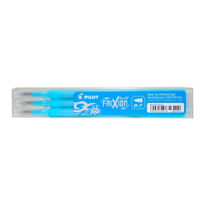 Pilot Frixion 0,7mm 3db-os világoskék rollertoll betét tollbetét