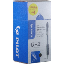 Pilot G-2 20 db/csomag zseléstoll, fekete (BL-G2-5-20B) toll