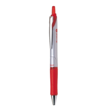 Pilot Golyóstoll, 0,25 mm, nyomógombos, fém klip, pilot "acroball", piros toll