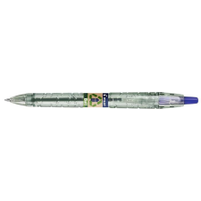 Pilot Golyóstoll, 0,27 mm, nyomógombos, PILOT "B2P EcoBall", kék toll