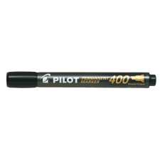 PILOT Magyarországi Fióktelepe Pilot Permanent marker 400 vágott hegyű fekete filctoll, marker