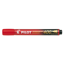 PILOT Magyarországi Fióktelepe Pilot Permanent marker 400 vágott hegyű piros filctoll, marker