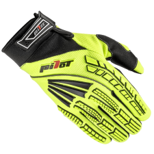 Pilot Pioneer gyerek motokrossz kesztyű fluo sárga-fekete-piros motoros kesztyű