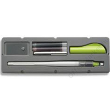 Pilot Töltőtoll, 0,5-3,8 mm, zöld kupak, PILOT Parallel Pen (PPP38Z) toll