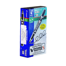 Pilot V Board Master S EF Táblamarker - Piros (10 db / csomag) filctoll, marker