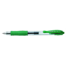 Pilot Zselés toll 0,5mm, nyomógombos Pilot G-2, írásszín zöld toll