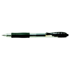 PILOT Zseléstoll, 0,25 mm, nyomógombos, PILOT "G-2", fekete toll