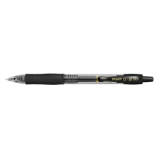 Pilot Zseléstoll, 0,32 mm, nyomógombos, PILOT G-2 , fekete toll
