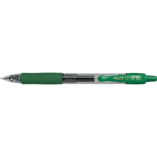 Pilot Zseléstoll, 0,32 mm, nyomógombos, PILOT "G-2", zöld toll
