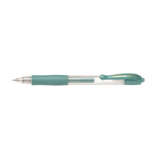 Pilot Zseléstoll, 0,32 mm, nyomógombos, PILOT "G-2 Metallic", zöld toll