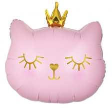 Pink Cat, Cicás fólia lufi 42 cm party kellék