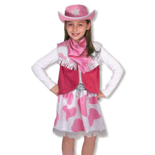  Pink Cow Girl gyermek jelmez 3-6 éveseknek jelmez