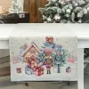  Pink diótörős gobelin asztali futó 44x180 cm lurex nélkül