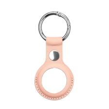  Pink műbőr Airtag pánt - kulcstartó kulcstartó