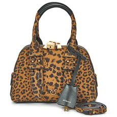 Pinko Kézitáskák BOWLING BAG ZIP MINI SUEDE Barna Egy méret