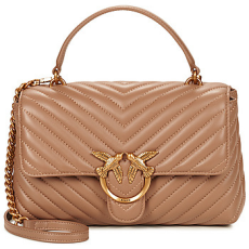 Pinko Kézitáskák LOVE LADY PUFF CLASSIC CL SHEEP NAPPA CHEVRON Bézs Egy méret